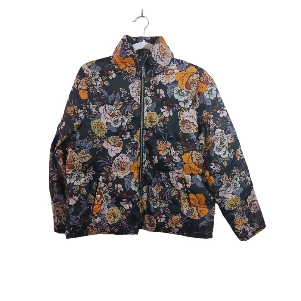 Who What Wear Ladies Long Sleeve Floral Print Puffer